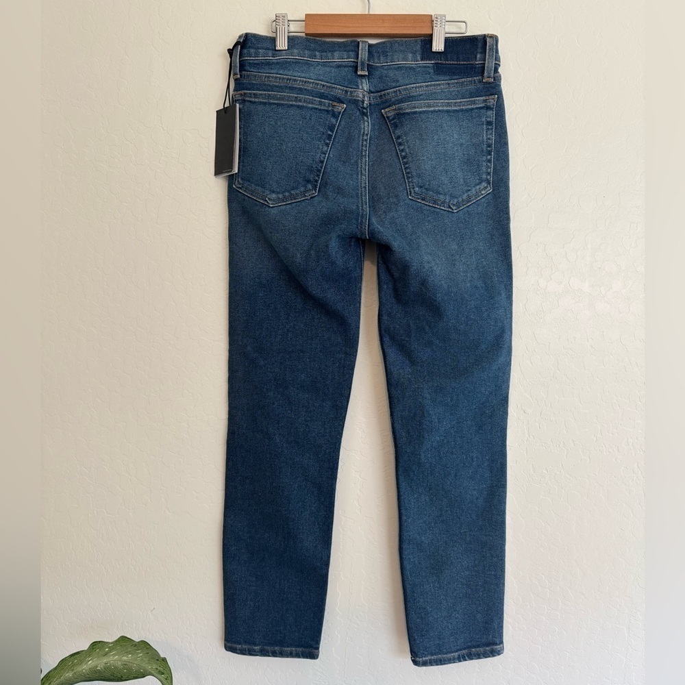 Re/Done 90’s Mid Rise Ankle Crop jean Dark wash size 27 - Picture 4 of 9